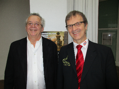 DSB-Präsident Herbert Bastian (rechts) mit DSV-Vorsitzendem Klaus-Peter Werninghaus
