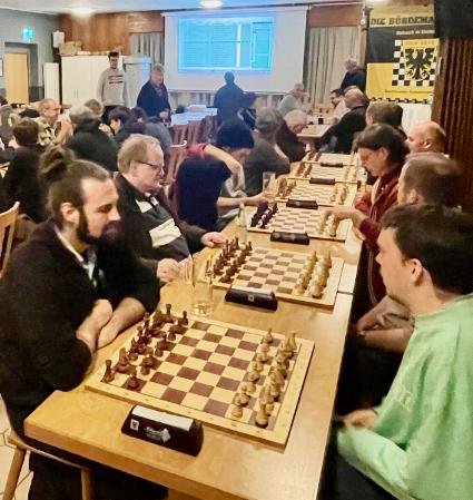 Blick in den Turniersaal